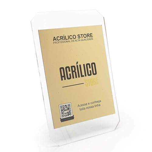 Placa Homenagem em Acrílico Espelhado Personalizada (Dourado)