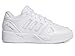 adidas Midcity Low Top Basketball Sneaker, White/White/Grey, 4 US Unisex Big Kid
