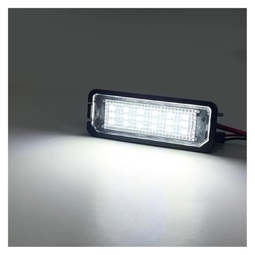 Luz LED placa matrícula para VW Golf Passat Amarok Arteon 2 uds 4