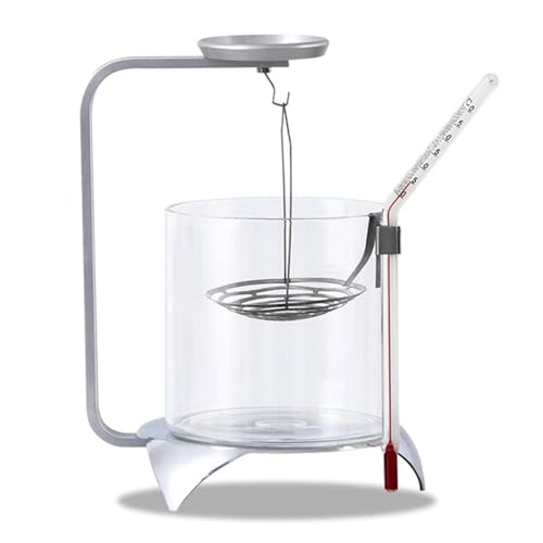 Genérico Kit for la determinación de Densidad, balanza electrónica con termómetro, for la determinación de la Densidad de líquidos y sólidos en Laboratorio.