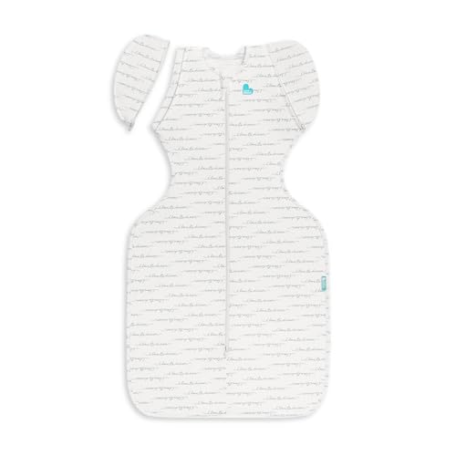Image of Love to Dream Swaddle Up Transition Swaddle, Patented Zip-Off Wings, Gently Help Baby Transition from Being Swaddled to Arms Free When Showing Signs of Rolling, 1.0 TOG, 13-19 lbs, White