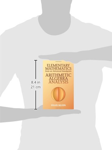 Elementary Mathematics from an Advanced Standpoint: Arithmetic, Algebra, Analysis (Dover Books on Mathematics) - Image 3
