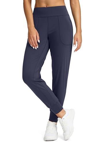 Image of Soothfeel Women's Joggers with Zipper Pockets High Waisted Athletic Workout Yoga Pants Joggers for Women