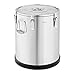 Royal Catering Contenedor Isotérmico Acero Inoxidable Termo Inox. RC-TFT60 (Capacidad: 60 L, Doble pared con aislamiento, Tapa con cierre tensor)