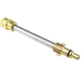TAODAN Metal Replacement High Pressure Washer Gun Adapter 1/4 Inch Quick Connector Car Wash Foam Sprayer Connection Extension