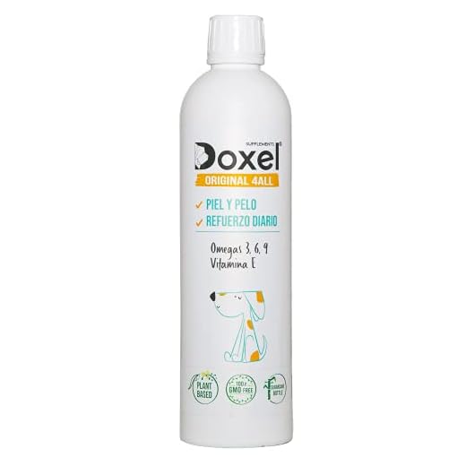 DOXEL ORIGINAL 4ALL-250ml Aceite para Perros| Suplemento Natural | Sistema Inmunitario Reforzado| Articulaciones sanas| Pelo Brillante| Piel Sana| Ácidos grasos Omega 3 6 9| Vitamina E| Alergias