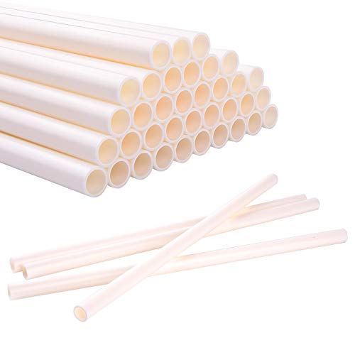 Plastic Dowels. 24 Pieces Plastic White Cake Dowel Rods for Tiered Cake