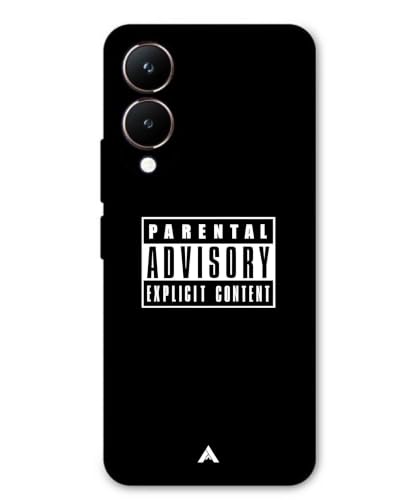 Image of Premium Explicit Case for Vivo Y28 Soft-Touch Metal TPU Back Cover, Shockproof, Designer, Aesthetic Mobile Phone Case (Glossy Finish)
