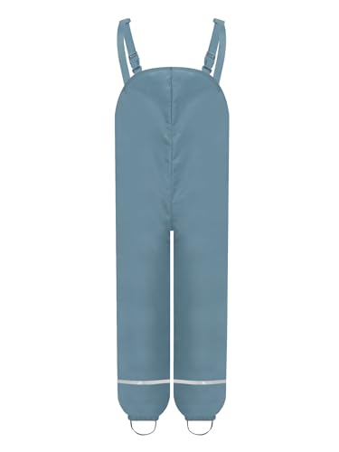 Jhaoyu Girls Boys Rainproof Bib Overalls Adjustable Buckle Strap Trousers with Water-Resistant Fabric for Farm Fishing2