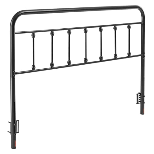 VEVOR Tête de lit pour lit Queen Size, tête de lit sur Pied en métal, 1515 x 1030 x 38 mm, avec Cadre en Acier au Carbone de Haute qualité, pour Chambre, hôtel,...