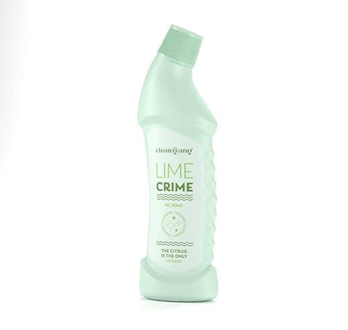 cleangang - WC Reiniger Gel Lime Crime für hygienische Sauberkeit - Toiletten Reiniger gegen Kalk und Ablagerungen für extra Glanz - WC Reiniger mit frischem Duft 1L Cover