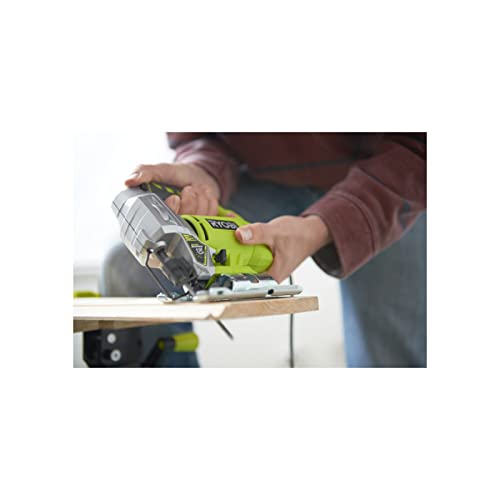 Pack RYOBI Scie sauteuse électrique RJS750-G - 500W - 75mm - bois - lot de 5 lames - 100mm - RAK05JSBFC