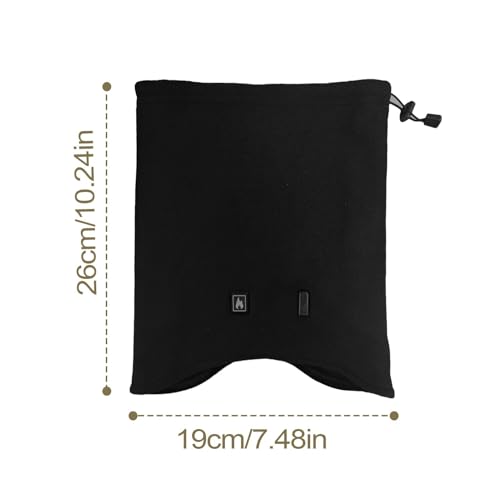 Bufanda calefactable USB con control de temperatura de tres velocidades en terciopelo suave 2