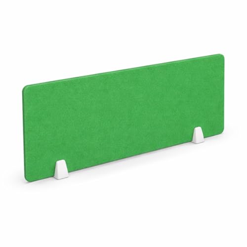 Image of Timber Acoustics Acoustic Desk Divider | Reduce Noise And Visual Distractions | Privacy Panels For Office - Classroom Soundproofing | Table Mounted (16 inch x 24 inch) (Green, Single)