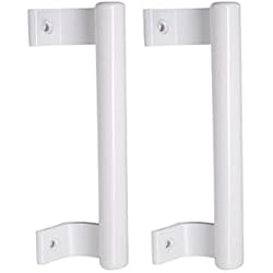 YIDELAI - Manilla para puerta corredera de dos piezas en aluminio de 8´´ adecuada para puertas de patio y puertas de cristal. Sustitución de algunas manillas de puertas antiguas.