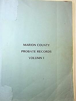 Unknown Binding Marion County Probate Records Volume 1 Book