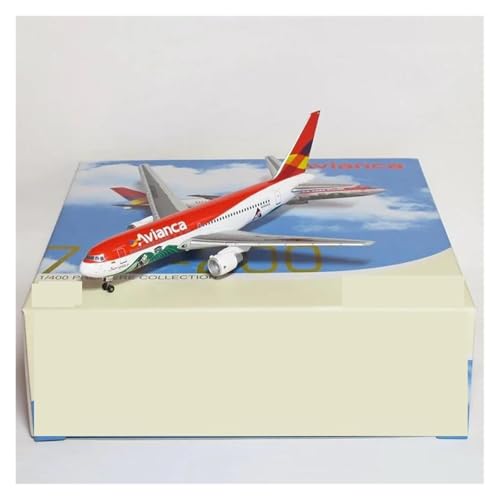 Modelo de avión B767-200 escala 1:400 réplica metálica que no se deforma 5