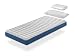 SHAULA Pack Colchon 80X160 Onix Cama Infantil, Altura 14 CM + 1 Almohada viscoelastica 80X35 + 1 Protector colchon 80X160
