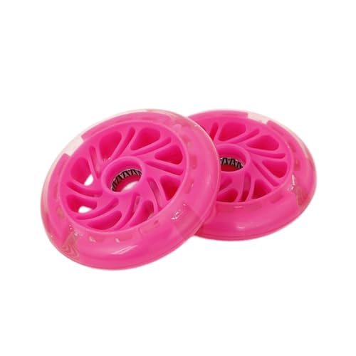 INOOMP 2 Piezas Rueda De Entrenamiento Bicicleta Para Rueda De Bicicleta Ruedas De Entrenamiento De Bicicleta Estabilizadores De Bicicleta Para +bicicletas Bike Rosa Pu