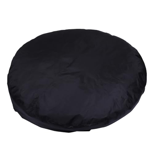 DOITOOL Round Hot Tub Cover Waterproof Outdoor Spa Cover 75 Inch Round Tub Protector for Pools Patios Garden Dust and Rain Resistant Lightweight and Portable