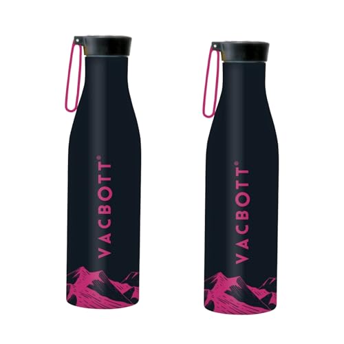 Image of Clay Craft VACBOTT Aspen Double Walled18 Hours Hot and 24 Hours Cold Water Bottle Vacuum Insulated Flask Bottle 860 ml|2 Piece Steel Water Bottles for School, Office, Home, Gym, Leakproof