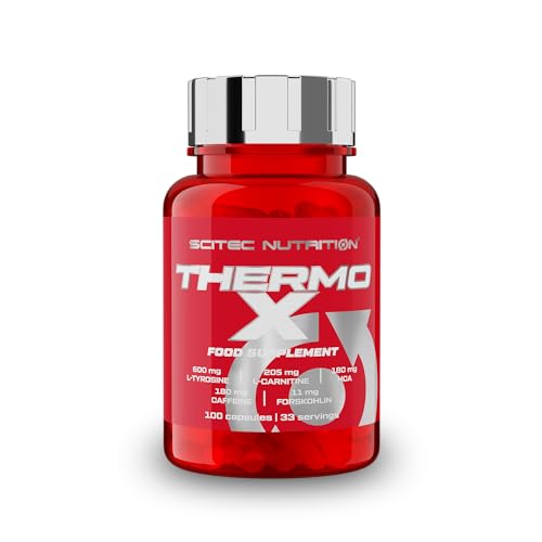 Scitec Nutrition Thermo-X, mit L-Tyrosin, L-Carnitin, HCA, Koffein und Forskolin, 100 Kapseln