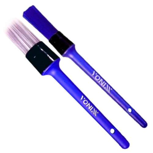 VONIXX Pincel Interno Externo de Limpeza 2 Unidades Roxo para Carro e Moto