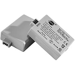 Bateria Canon 500D DSTE 2pcs LP-E5 Batería compatible con Canon EOS 450D, EOS 500D, EOS 1000D, Kiss F, Kiss X2, Kiss X3, Rebel XS, Rebel XSi
