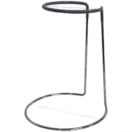 KHIronHive Soporte para decantador de vino de acero inoxidable, estante de secado invertido para almacenamiento de aireador de vino tinto, organizador que ahorra espacio con cepillos de limpieza y