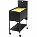 Lorell Standard Lock Mobile File Black 28.35