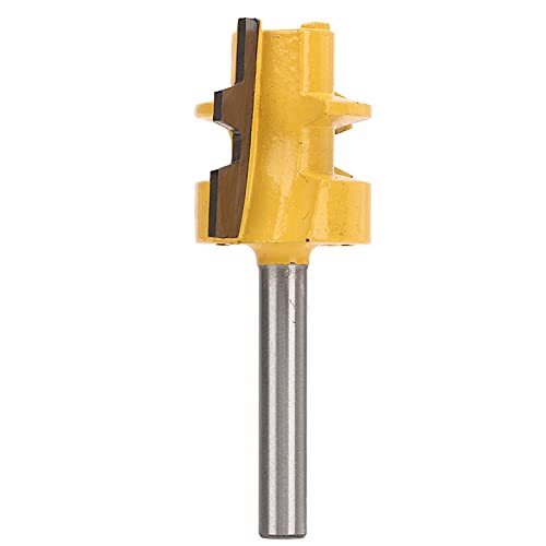Respicefinem 1/4in Shank Router Bit Tungsten Steel Alloy Wood Panel Milling Cutter Ideal for Various Woodworking Projects Suitable for Multiple Machines and Different Wood