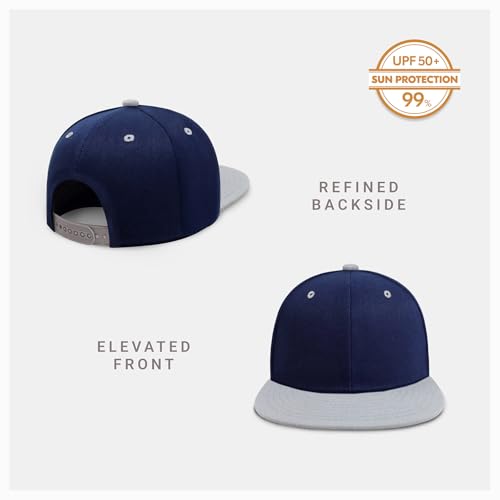 Image of ChoKoLids Flat Visor Snapback Hat Blank Cap Baseball Cap