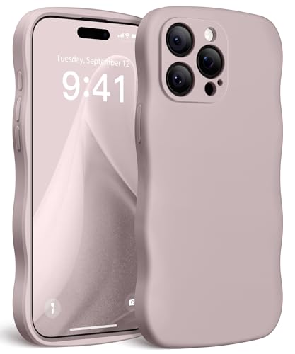 Coque iPhone 15 Pro Max MagSafe en silicone noisette antichoc