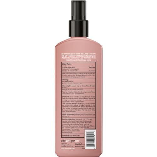 Image of b.tan SPF 15 Sun Tanning Lotion Spray | Bronzed and Boujee - Best Tan Intensifier, Browning Outdoor Bronzing Accelerator, Packed w /Jojoba Oil, Niacinamide, & Vitamin B5, Austrailian Brand, 8.45 Fl Oz