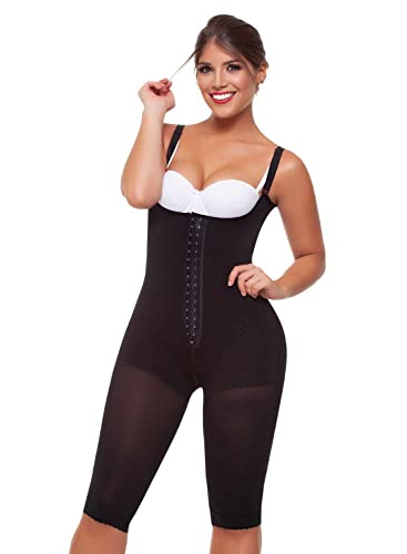 Fajas Colombianas Reductoras Y Moldeadoras High Compression Garments After Liposuction Full Bodysuit 022841 032841 (Black, X-Large) #TOP7