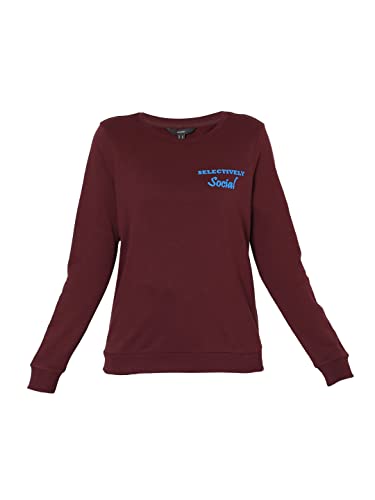 Image of VERO MODA Women's Cotton Crew Neck Sweatshirt