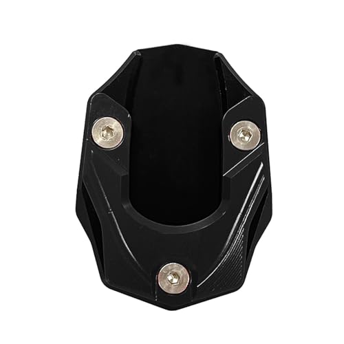 Plaque support béquille latérale FJR1300 extension en aluminium noir pour éviter la chute