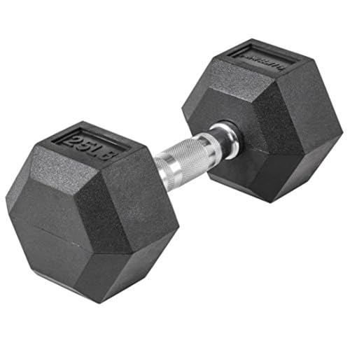Image of Lifeline Fitness Hex Dumbbells, Rubber Wrapped Hex Dumbbells, Premium Quality, Ergonomic Knurled Handle, Dumb Bells for Exercise, Home Gym Exercise Weights