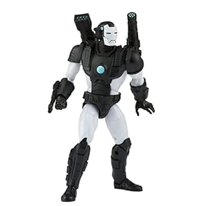 Marvel Legends Series War Machine 6-inch Action Figure Iron Man Toy, 6 Accessories, Multicolored, F3448