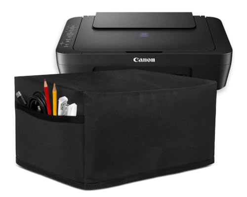 Image of Cranique Dust Proof Printer Cover for Canon Pixma E470 / E477 / MG3070S / MG2577S (Black)