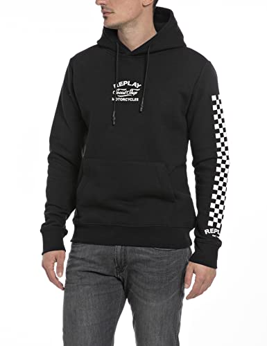 REPLAY M6565b.000.21842, Felpa con cappuccio Uomo