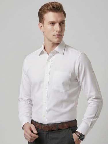 Image of Appel Touch Men's Cotton Blend Formal Shirt Full Sleeves