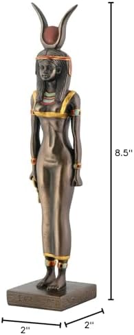 Egyptian Bronze Isis Collectible Statue image 4