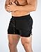 Maiyifu-GJ Men's Casual Bodybuilding Gym Shorts Workout Training Quick Dry Short Pants Lightweight Fitness Exercise Shorts (Black,Large)