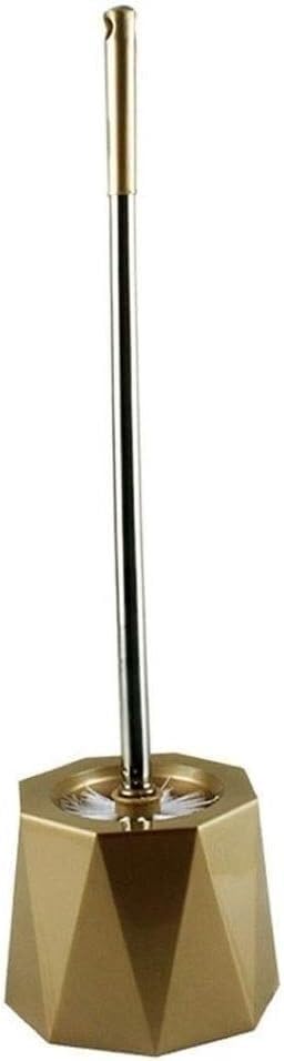 Brosse de toilette en acier inoxydable avec socle plastique durable
