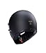 CRG Full-Face Motorcycle Street Bike Fiberglass Helmet DOT Certified Motocross Helmet Extra Large Size Helmet (Matte Black, XXXXX-Large)