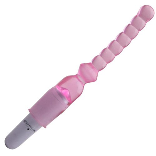 Vibrating Anal Butt Beads Silicone Plug