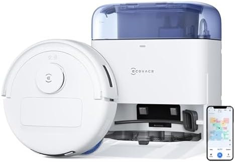 ECOVACS DEEBOT MINI Omni 2 in 1 Robot Vacuum Cleaner & Mop, 2025 New Launch, 9000 Pa, Self-Emptying Omni Station, ZeroTangle 2.0, TrueMapping 2.0, 45℃ Hot Air Dry, Deep Mopping, One-Touch Self-Clean