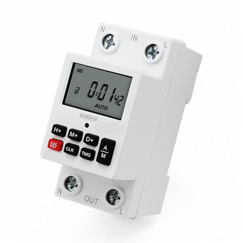 Interrupteur de contrôle du temps 220V 40A pour programmation cyclique - 5