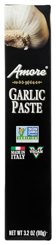 Amore All Natural Garlic Paste, 3.2 Ounce Tube